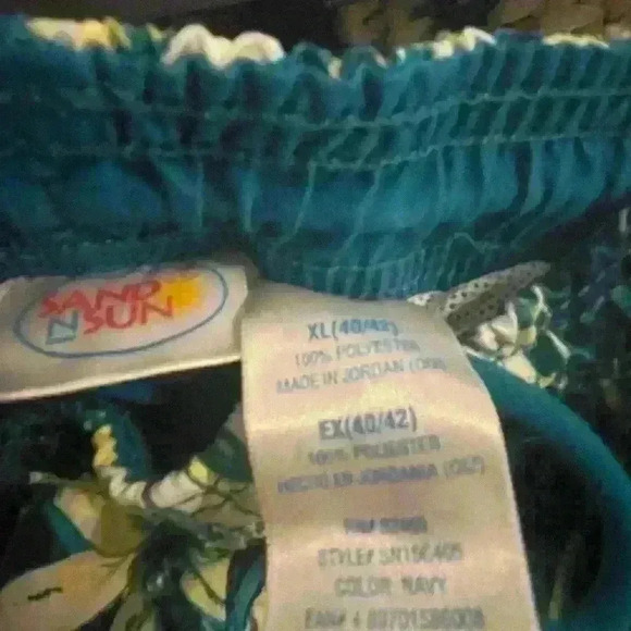 Sand N Sun Mens Bathing Suit Size XL - Picture 3 of 5